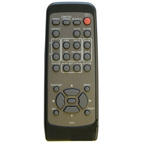 Hitachi HL02227 remote control Projector Press buttons