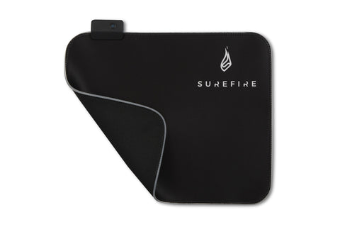 SureFire Silent Flight RGB-320 Gaming mouse pad Black