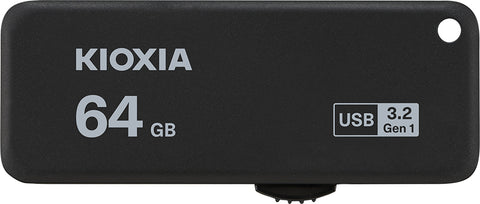 Kioxia TransMemory U365 USB flash drive 64 GB USB Type-A 3.2 Gen 1 (3.1 Gen 1) Black